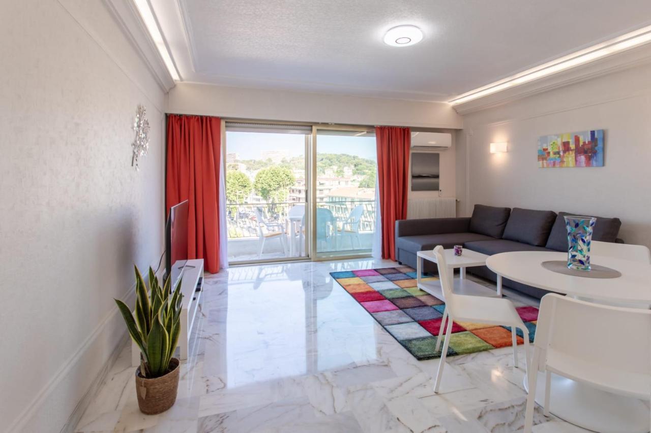 Excelente apartamento com terraço e vista mar perto das praias e centro da Cagnes-sur-Mer Exterior foto