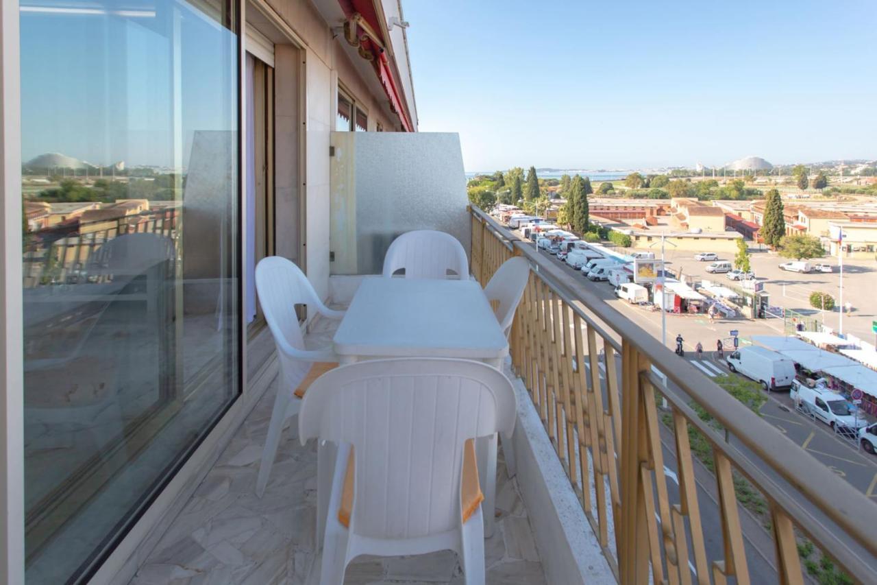 Excelente apartamento com terraço e vista mar perto das praias e centro da Cagnes-sur-Mer Exterior foto